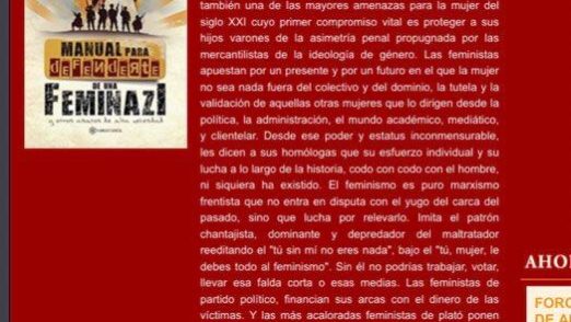 cartel feminazis teatro principal